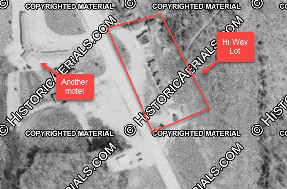 Captains Quarters Motel (Hi-Way Motel) - Historic Aerials Viewer (newer photo)
